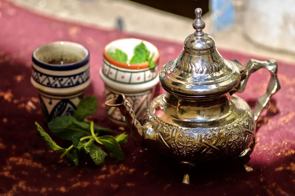 شاي بالنعناع المغربي
